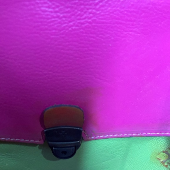 Pink/lime green Patricia Nash Crossbody bag - Picture 3 of 10